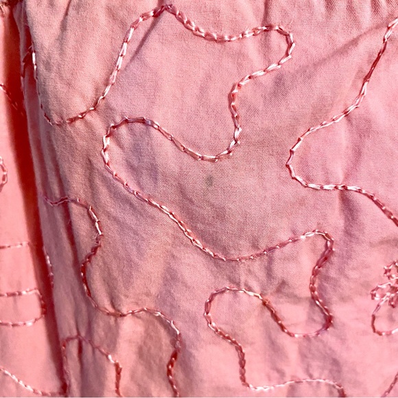 Soho Clothing Co. long embroidered pink dress M - Picture 5 of 12